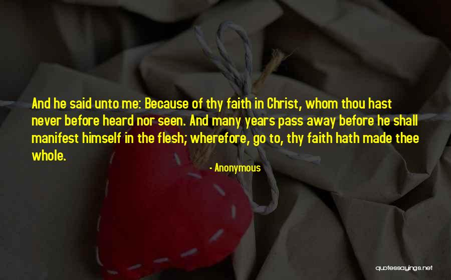 Years Before Christ Quotes By Anonymous Years Before Christ Quotes By Anonymous