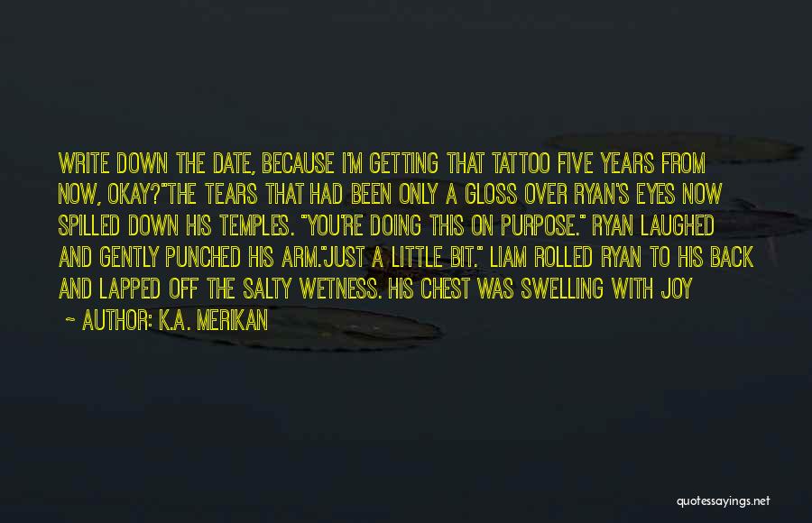 Years From Now Quotes By K.A. Merikan