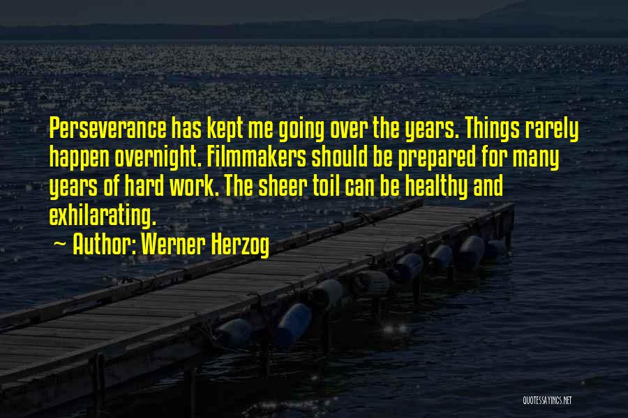 Years Of Hard Work Quotes By Werner Herzog