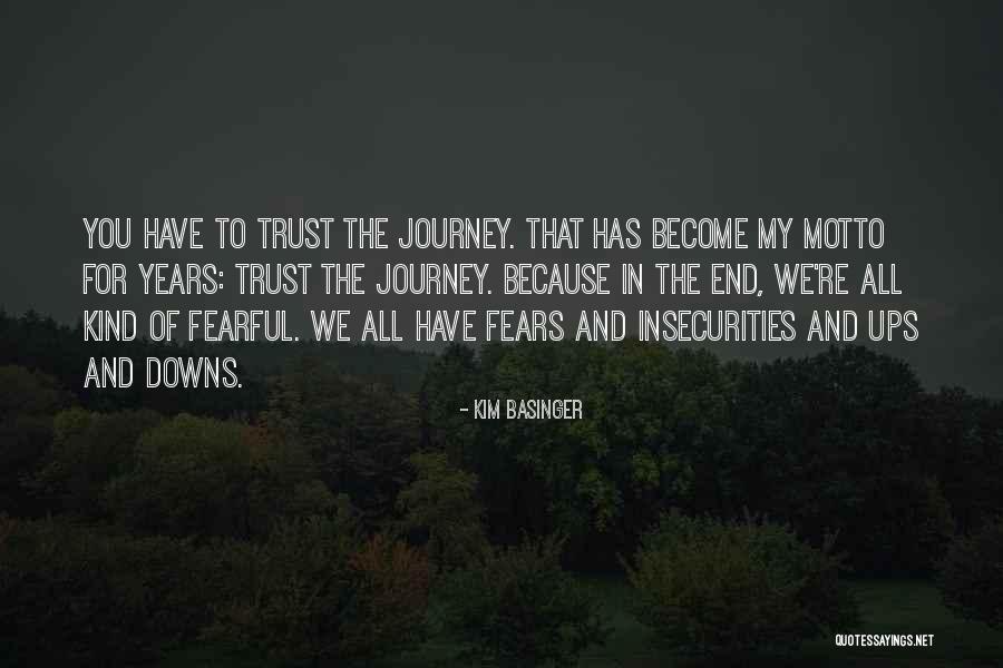 Years Of Insecurity Quotes By Kim Basinger Years Of Insecurity Quotes By Kim Basinger