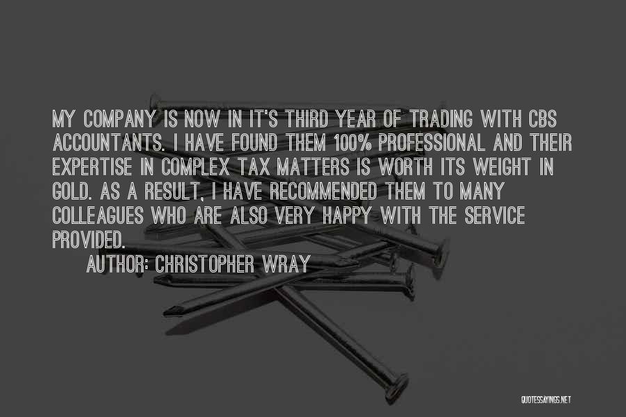 Years Of Service Quotes By Christopher Wray