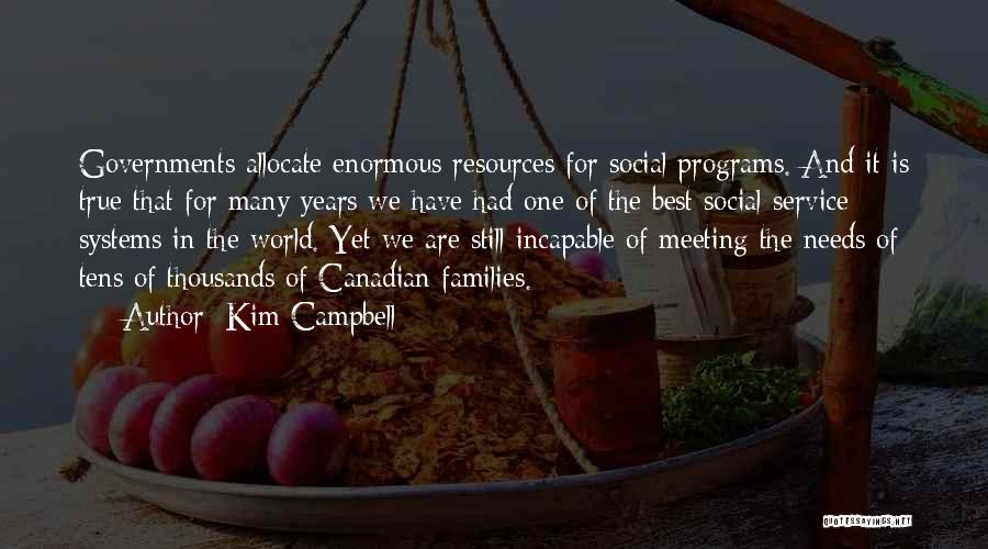 Years Of Service Quotes By Kim Campbell