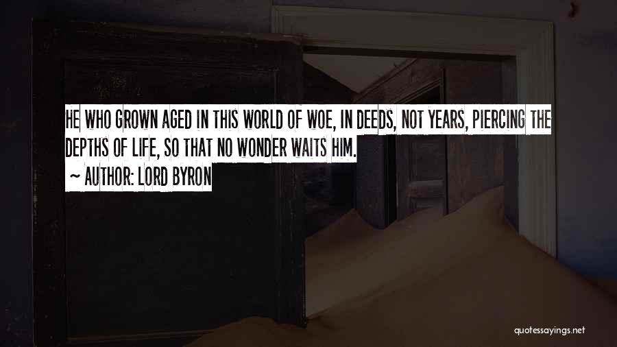 Years Of Wonder Quotes By Lord Byron