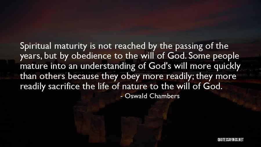 Years Passing Quotes By Oswald Chambers