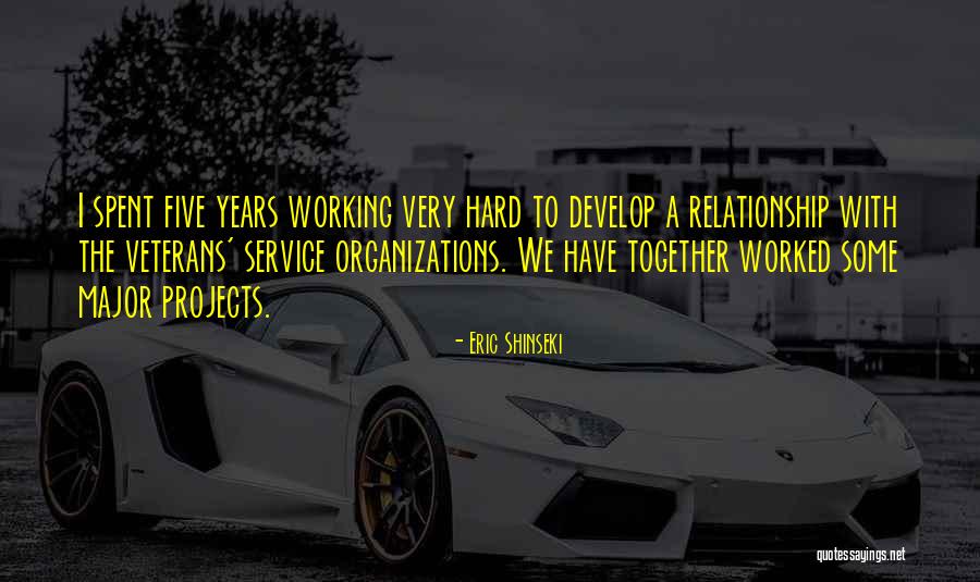 Years Spent Together Quotes By Eric Shinseki Years Spent Together Quotes By Eric Shinseki