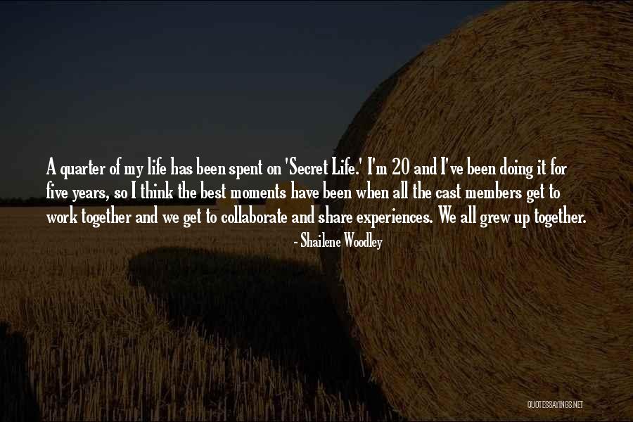 Years Spent Together Quotes By Shailene Woodley Years Spent Together Quotes By Shailene Woodley