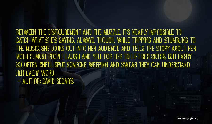 Yell Quotes By David Sedaris