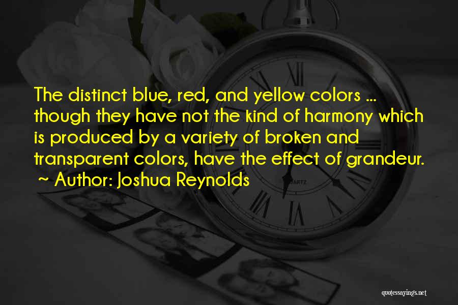 Yellow And Blue Quotes By Joshua Reynolds