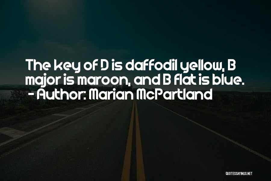 Yellow And Blue Quotes By Marian McPartland