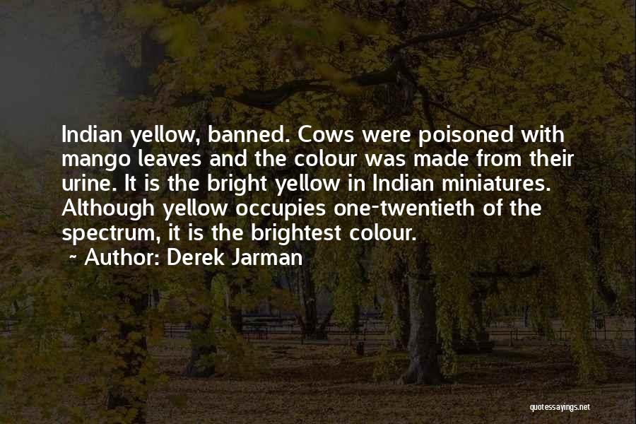 Yellow Colour Quotes By Derek Jarman