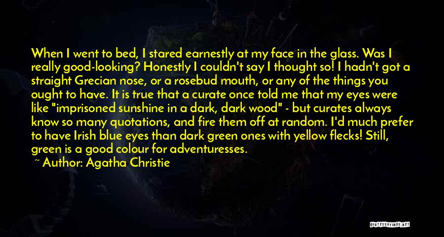 Yellow Face Quotes By Agatha Christie