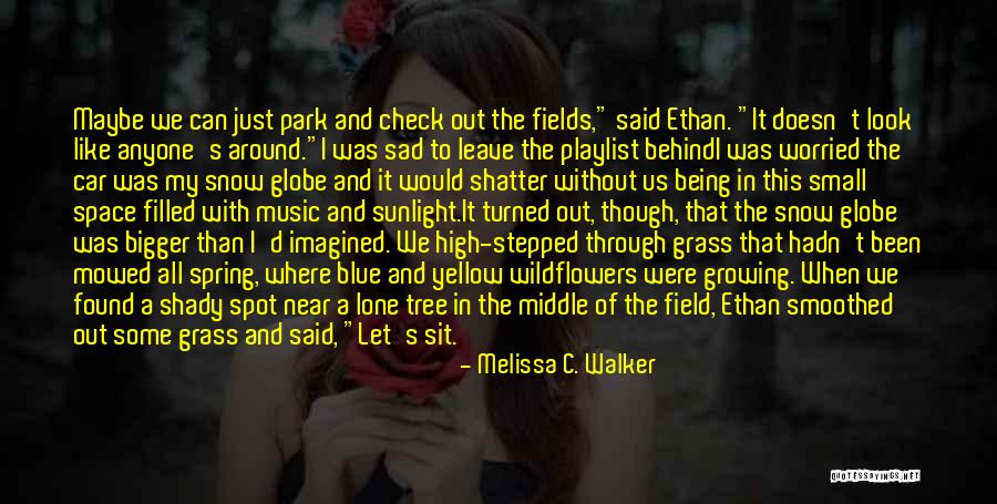 Yellow Field Quotes By Melissa C. Walker Yellow Field Quotes By Melissa C. Walker