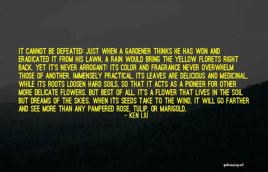 Yellow Flowers Quotes By Ken Liu