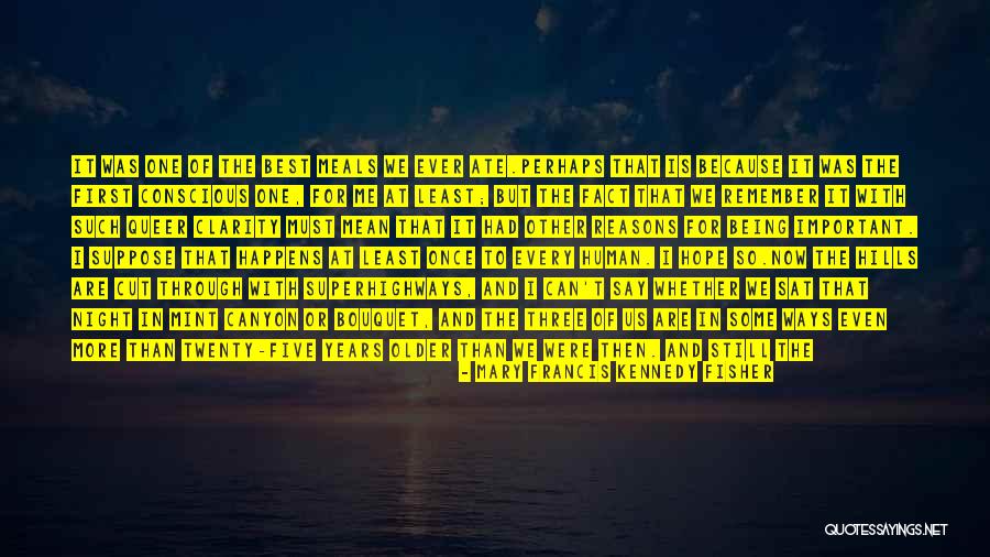 Yellow Night Quotes By Mary Francis Kennedy Fisher Yellow Night Quotes By Mary Francis Kennedy Fisher