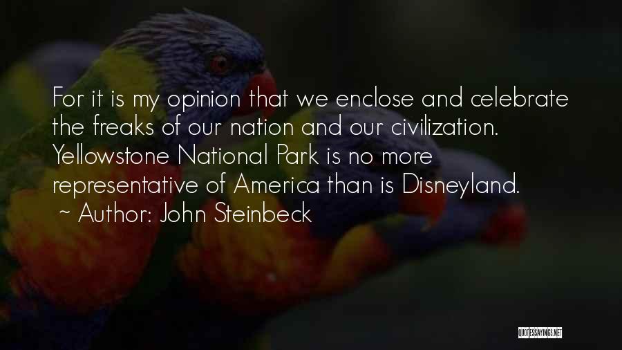 Yellowstone National Park Quotes By John Steinbeck