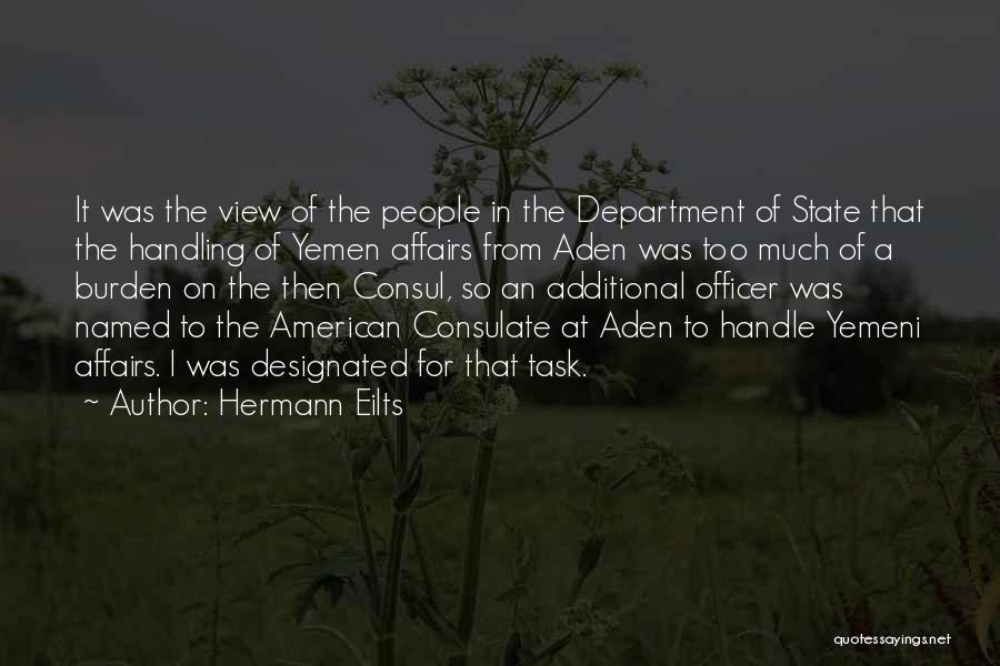 Yemen Quotes By Hermann Eilts