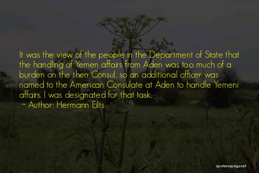 Yemeni Quotes By Hermann Eilts