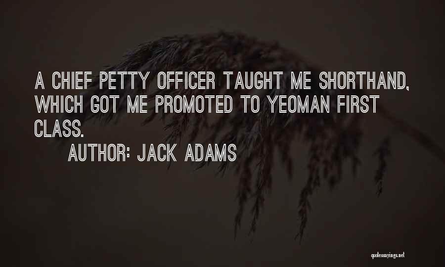 Yeoman Quotes By Jack Adams