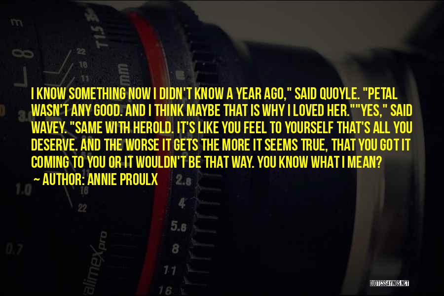 Yes And More Quotes By Annie Proulx