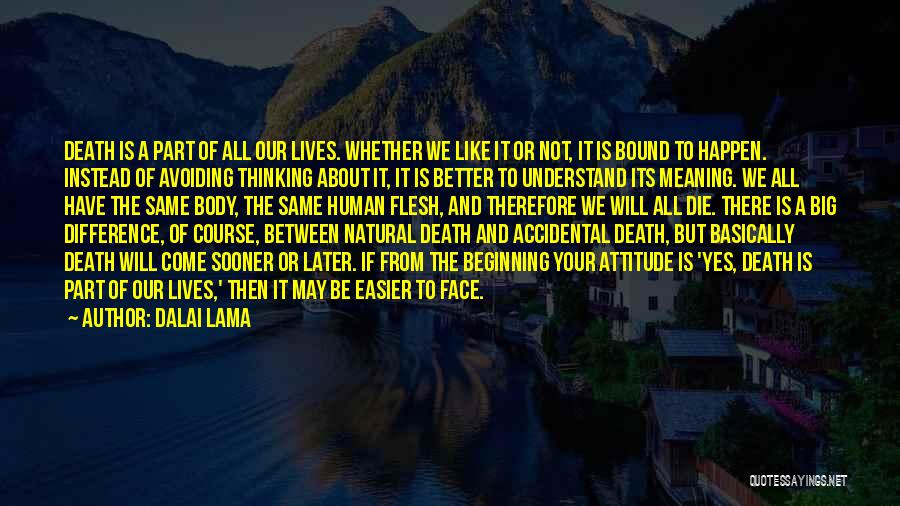 Yes Attitude Quotes By Dalai Lama