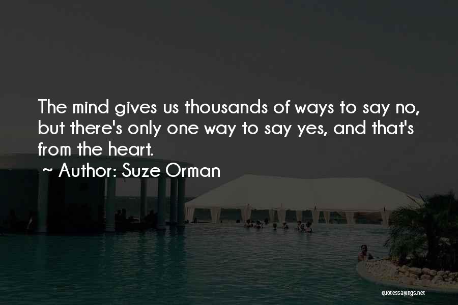 Yes No Quotes By Suze Orman