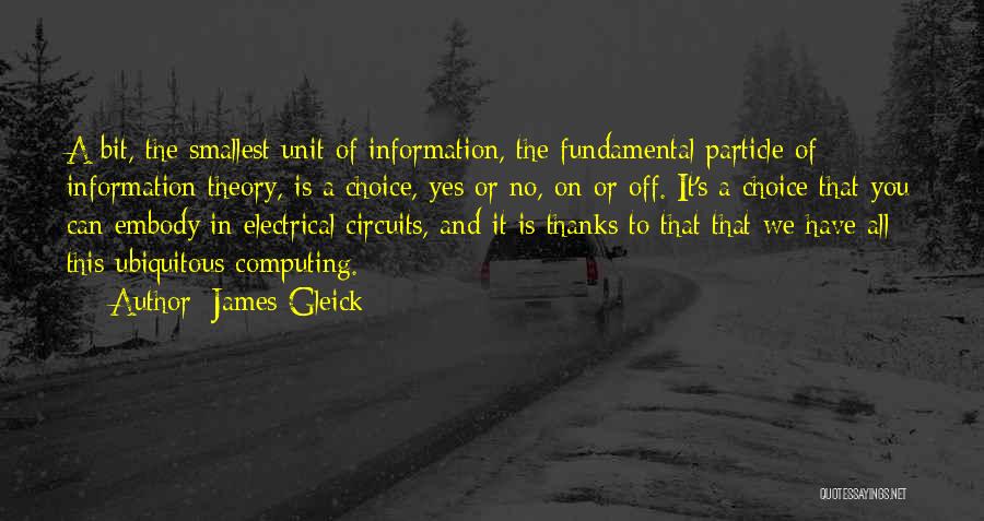 Yes You Can Quotes By James Gleick