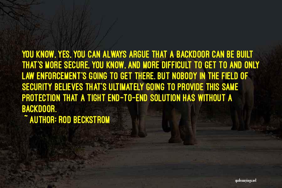 Yes You Can Quotes By Rod Beckstrom