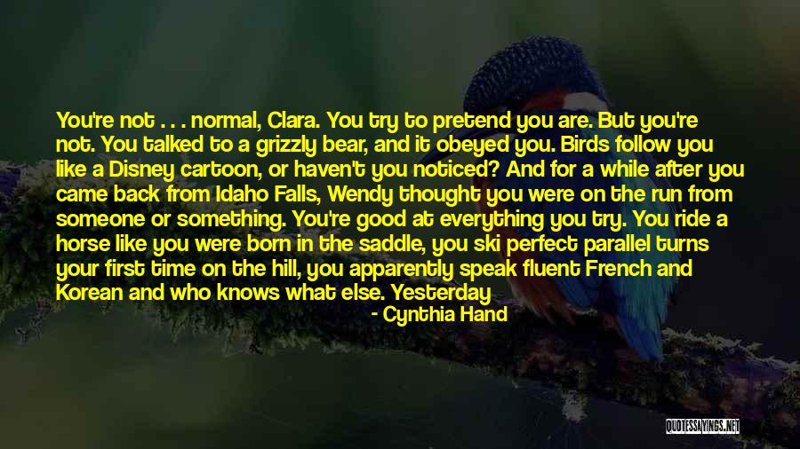 Yesterday In French Quotes By Cynthia Hand Yesterday In French Quotes By Cynthia Hand