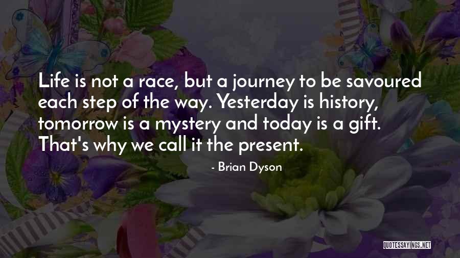 Yesterday Is History Quotes By Brian Dyson