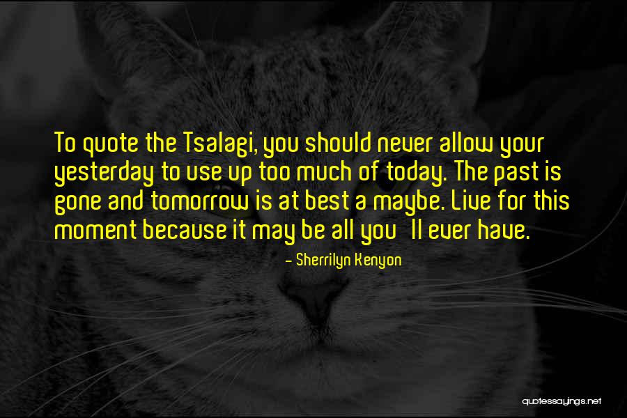 Yesterday Is In The Past Quote Quotes By Sherrilyn Kenyon Yesterday Is In The Past Quote Quotes By Sherrilyn Kenyon
