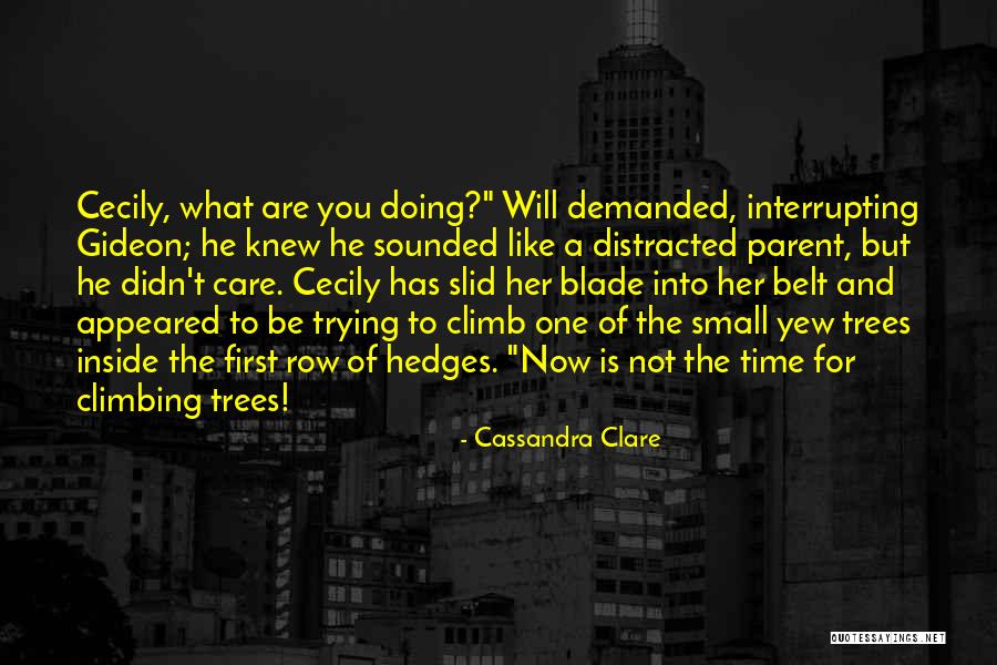 Yew Quotes By Cassandra Clare