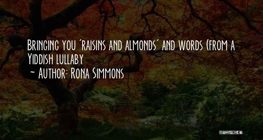 Yiddish Quotes By Rona Simmons