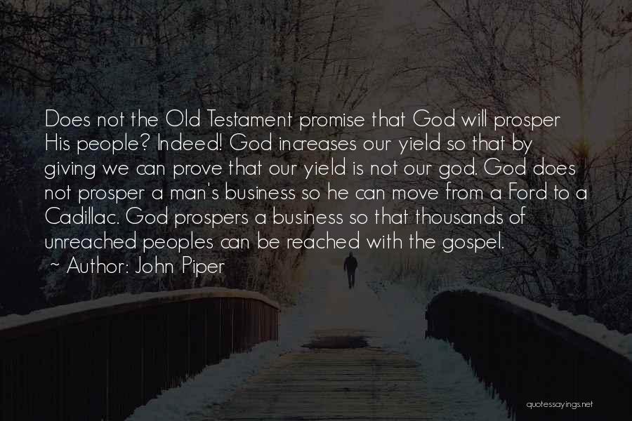 Yield To God Quotes By John Piper