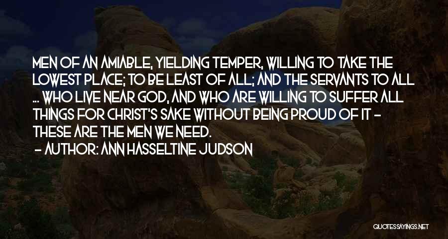 Yielding Quotes By Ann Hasseltine Judson