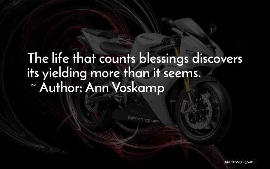 Yielding Quotes By Ann Voskamp