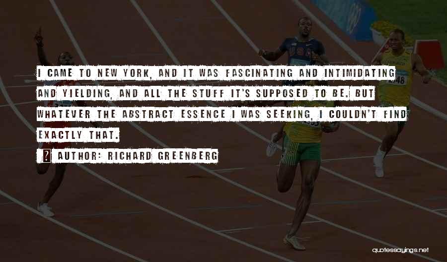 Yielding Quotes By Richard Greenberg
