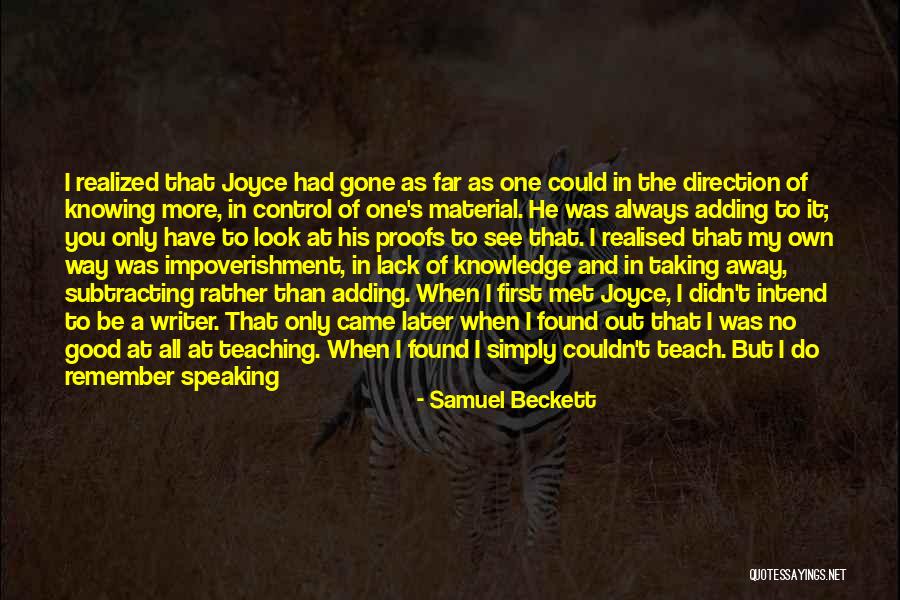 Yimikata Quotes By Samuel Beckett Yimikata Quotes By Samuel Beckett