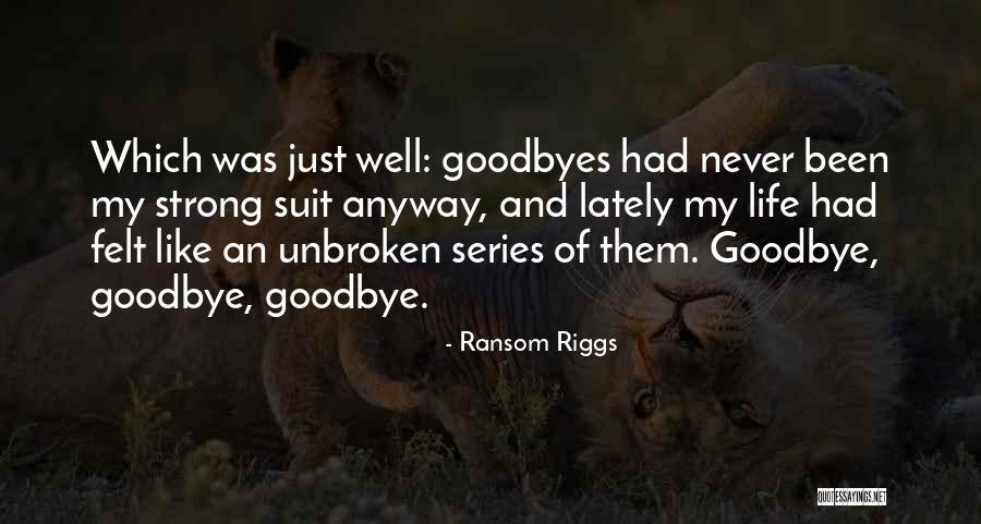 Yishuv Tekoa Quotes By Ransom Riggs Yishuv Tekoa Quotes By Ransom Riggs