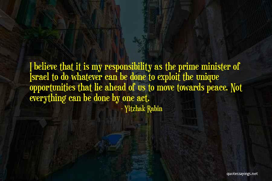 Yitzhak Rabin Quotes 1475265