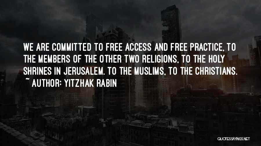 Yitzhak Rabin Quotes 504260