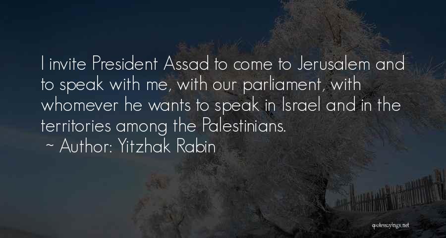 Yitzhak Rabin Quotes 598292