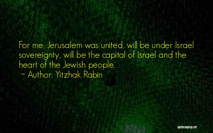 Yitzhak Rabin Quotes 885007