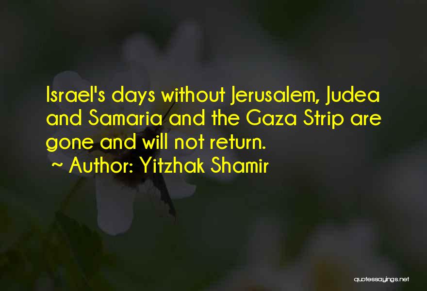 Yitzhak Shamir Quotes 863798