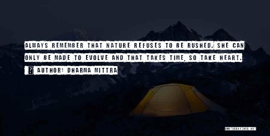 Yoga And Nature Quotes By Dharma Mittra