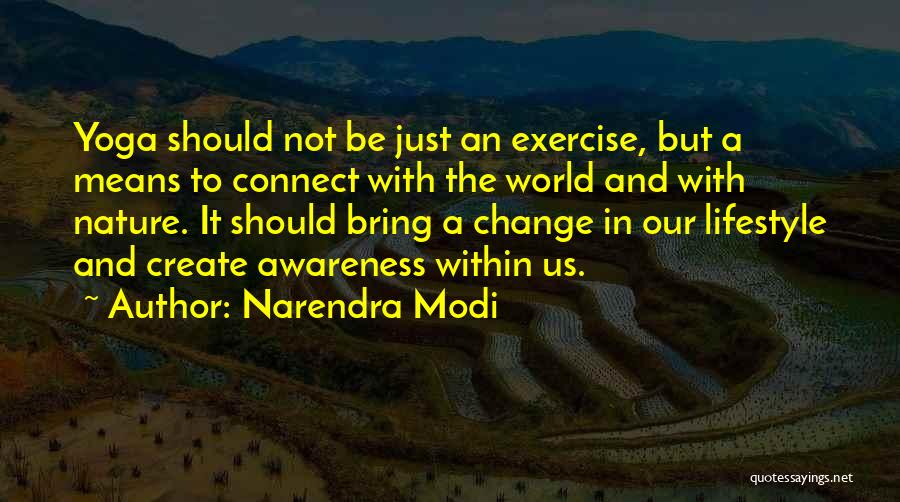 Yoga And Nature Quotes By Narendra Modi