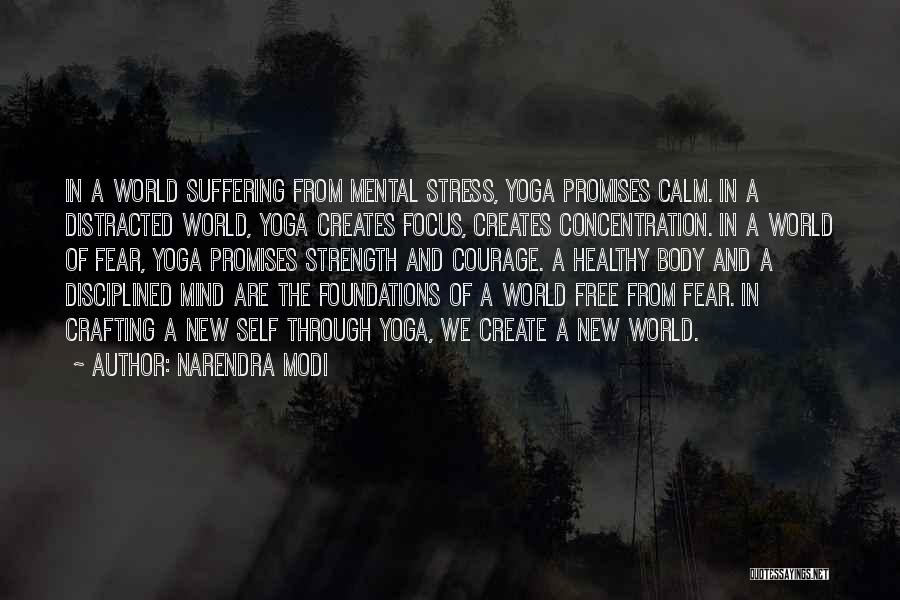 Yoga And Stress Quotes By Narendra Modi