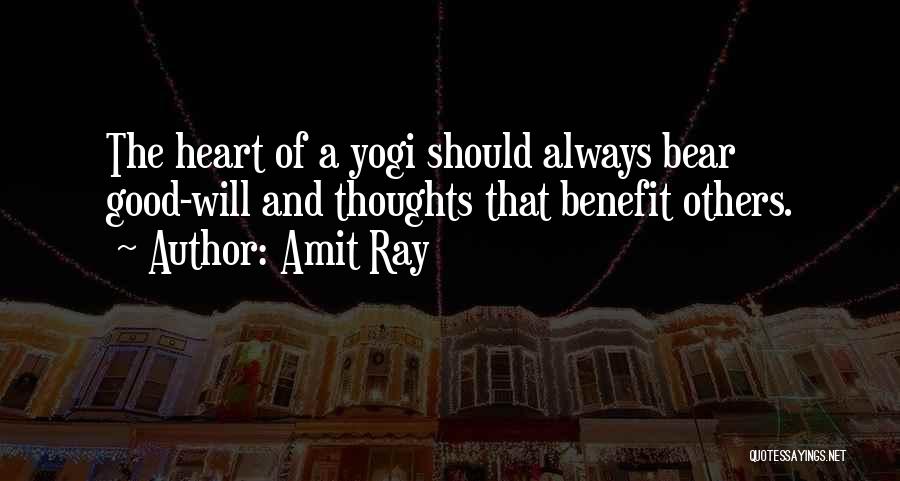 Yoga Benefit Quotes By Amit Ray