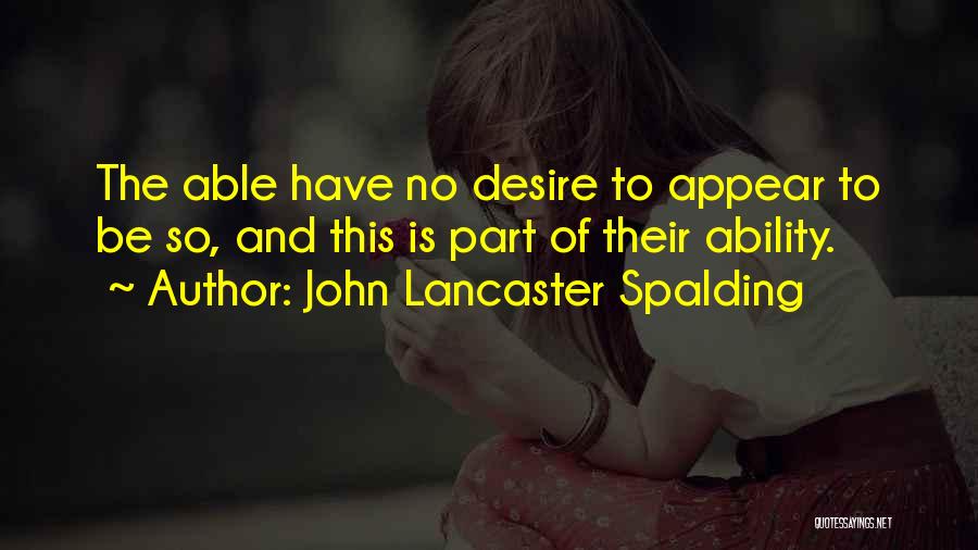 Yoga In English Quotes By John Lancaster Spalding