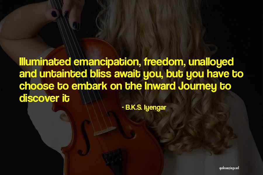 Yoga Is A Journey Quotes By B.K.S. Iyengar Yoga Is A Journey Quotes By B.K.S. Iyengar