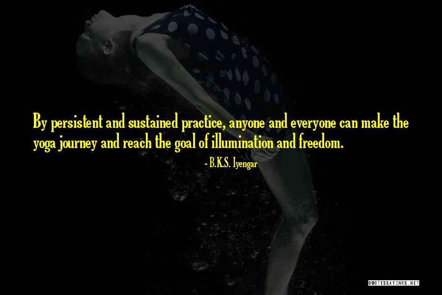 Yoga Is A Journey Quotes By B.K.S. Iyengar Yoga Is A Journey Quotes By B.K.S. Iyengar